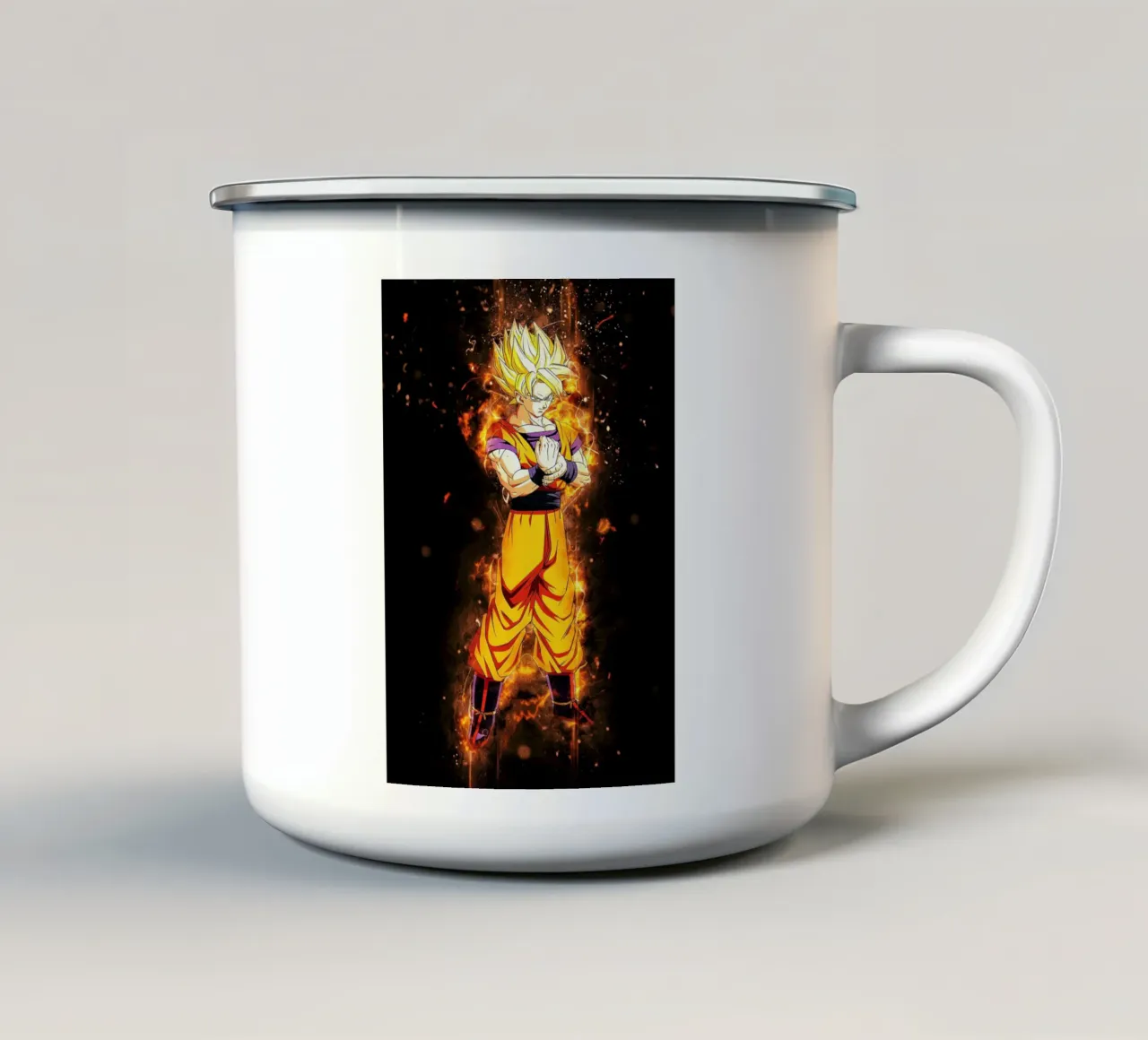 Colored taza de esmalte de Neonartstudio