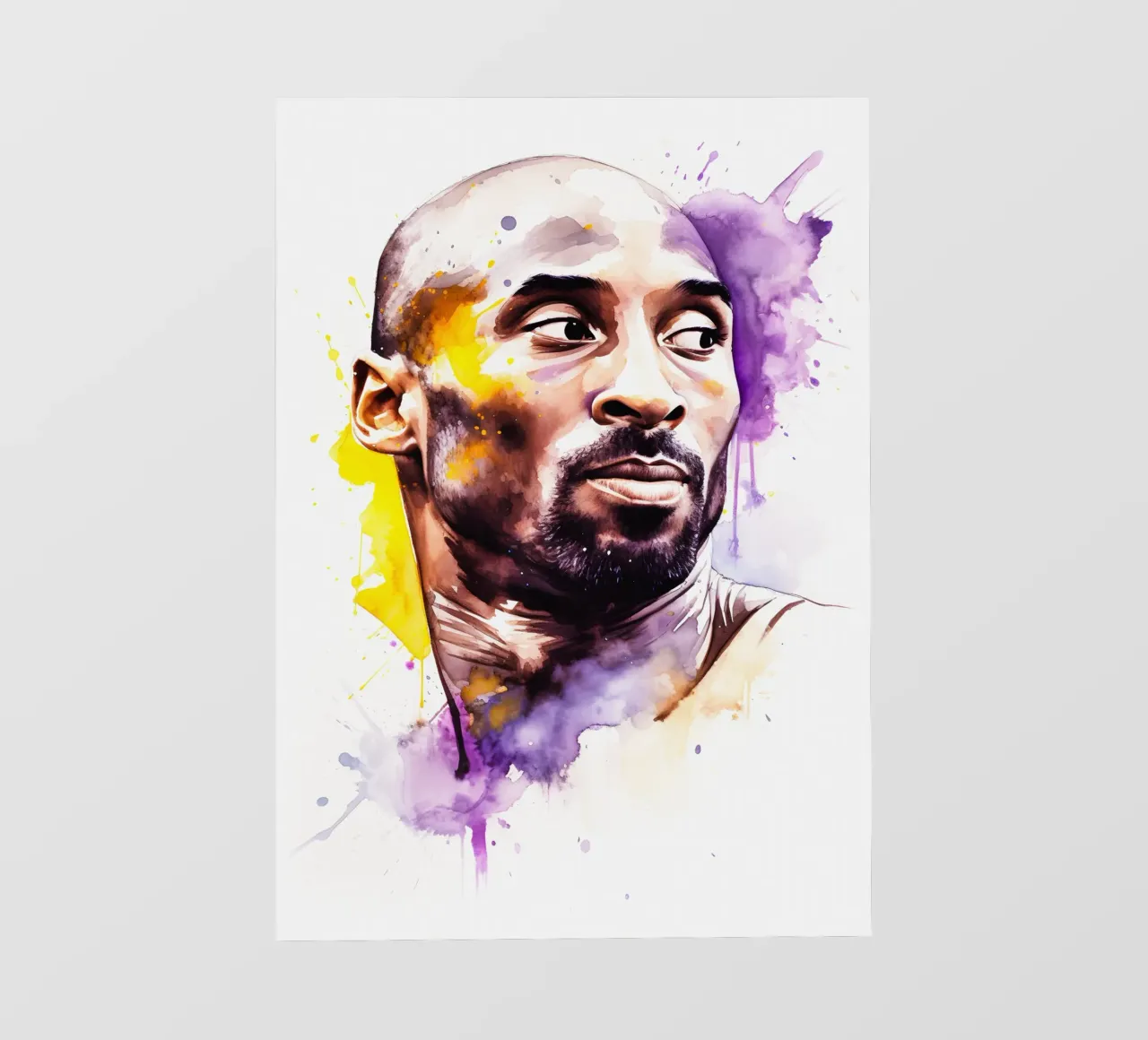Kobe Bryant pellicola backlit da FreeArtStudio