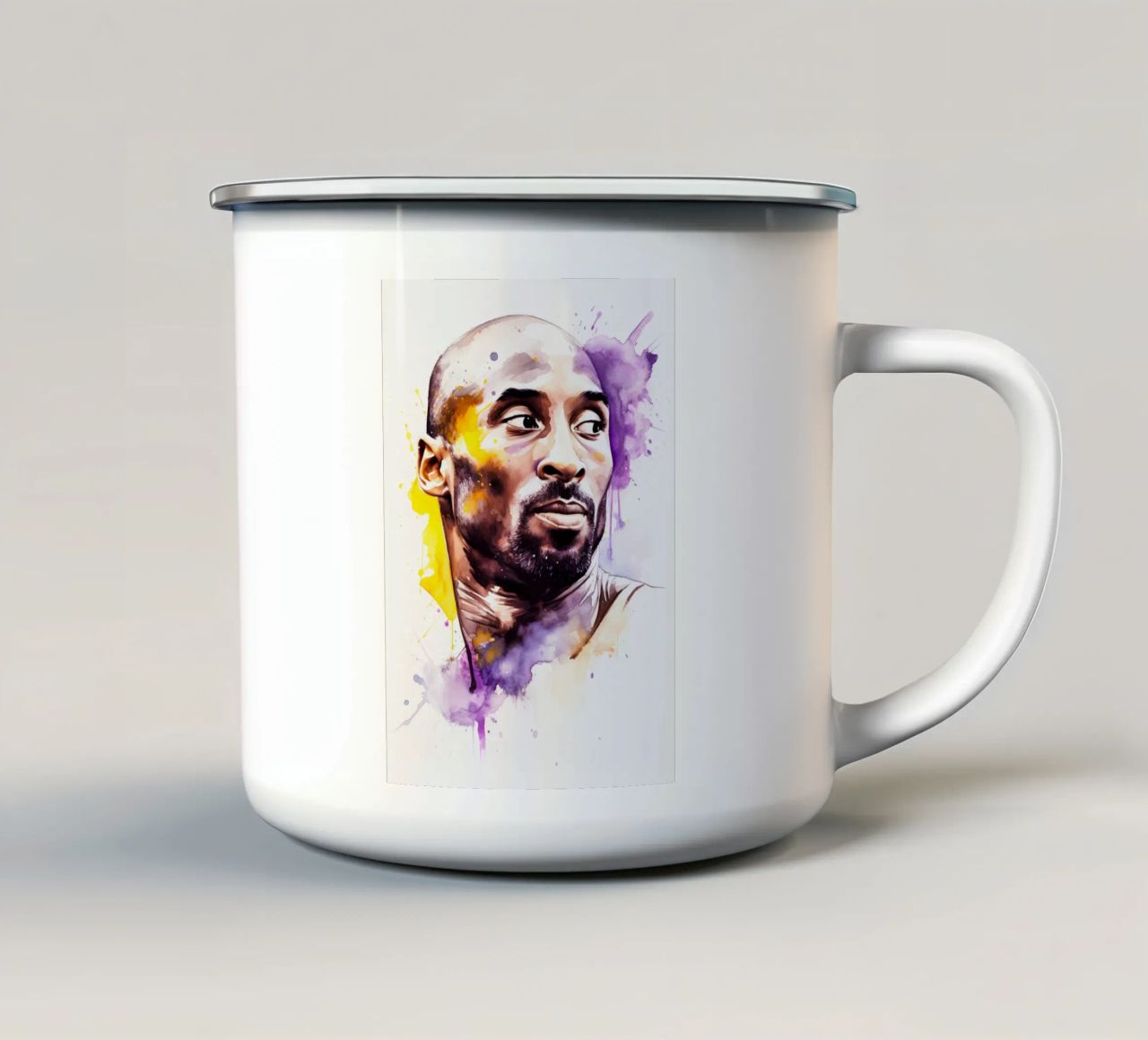 Kobe Bryant tazza in smalto da FreeArtStudio