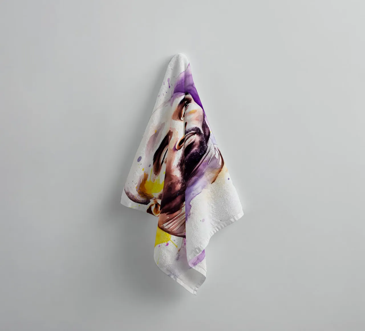 Kobe Bryant asciugamano da bagno da FreeArtStudio