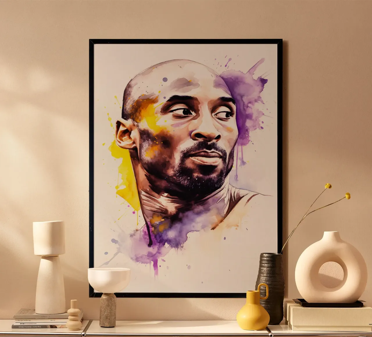 Kobe Bryant carta hahnemühle da FreeArtStudio