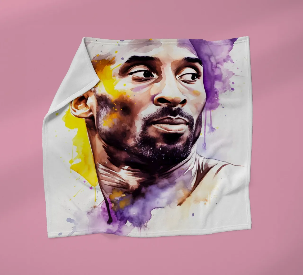 Kobe Bryant coperta in pile da FreeArtStudio