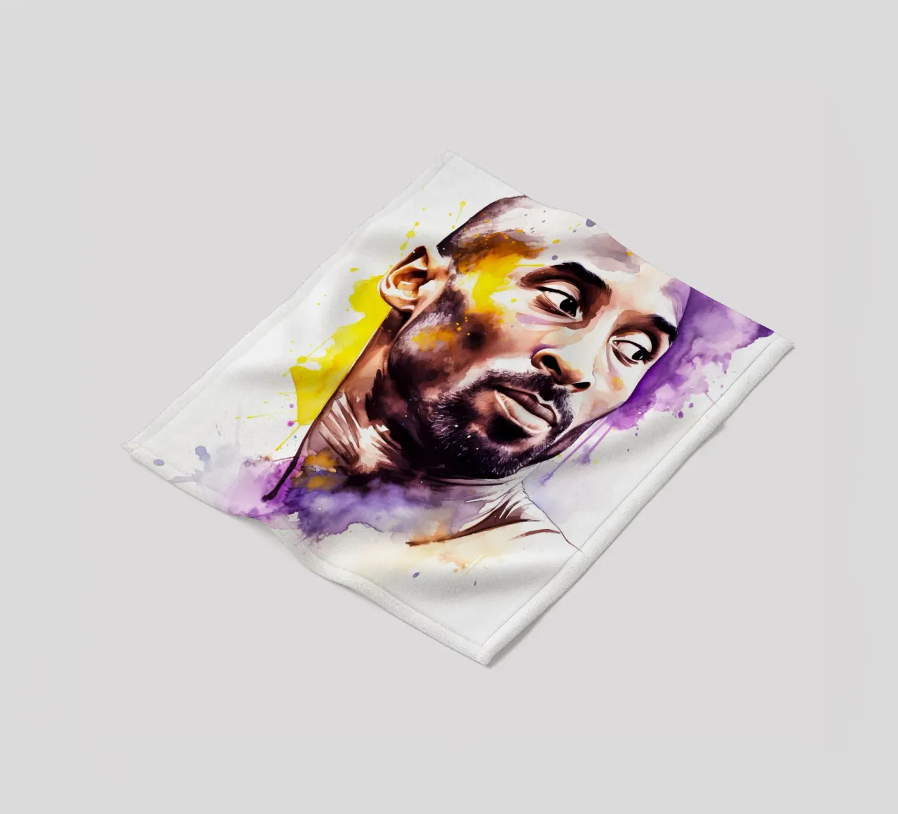 Kobe Bryant coperta in pile da FreeArtStudio