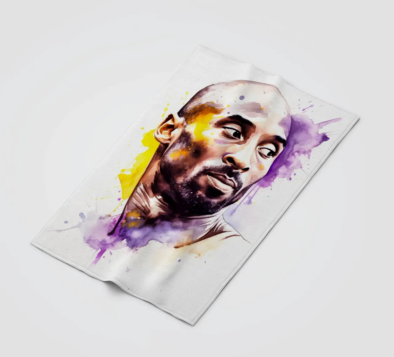 Kobe Bryant coperta in pile da FreeArtStudio
