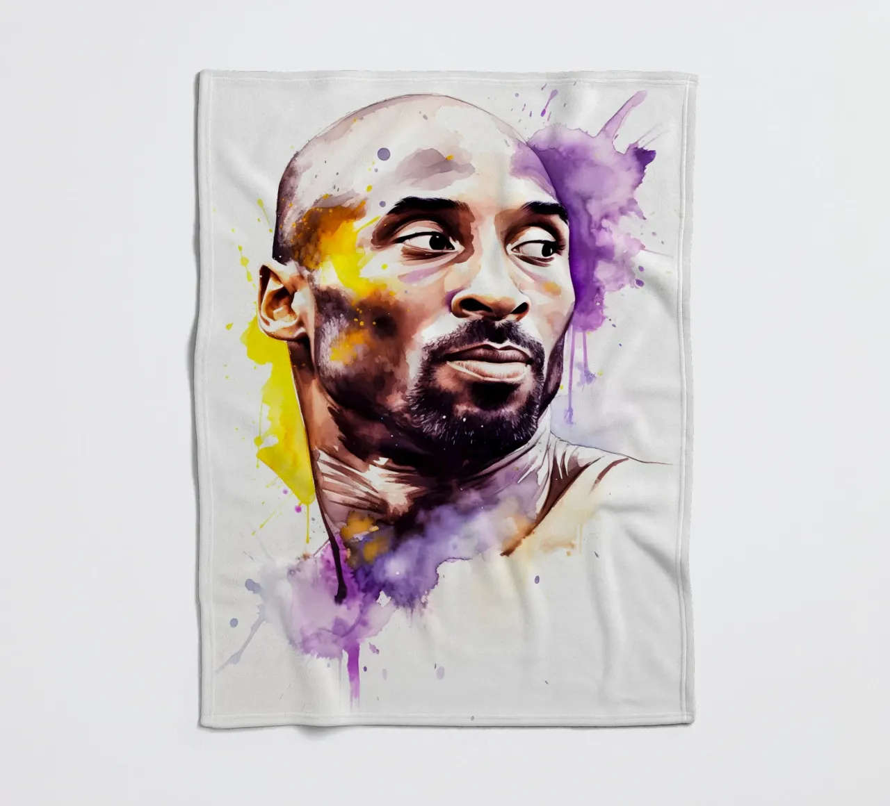 Kobe Bryant coperta in pile da FreeArtStudio