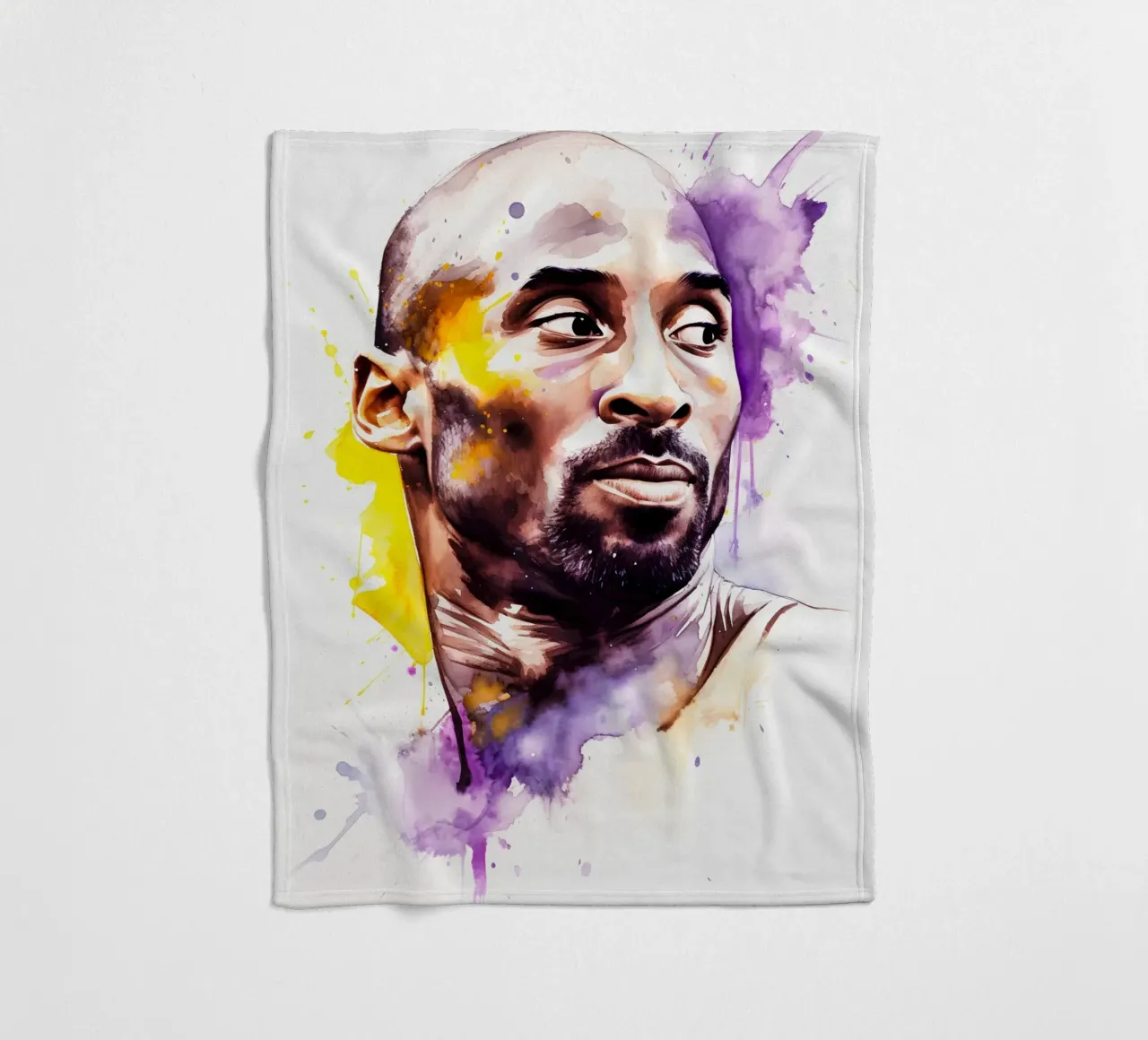 Kobe Bryant coperta in pile da FreeArtStudio
