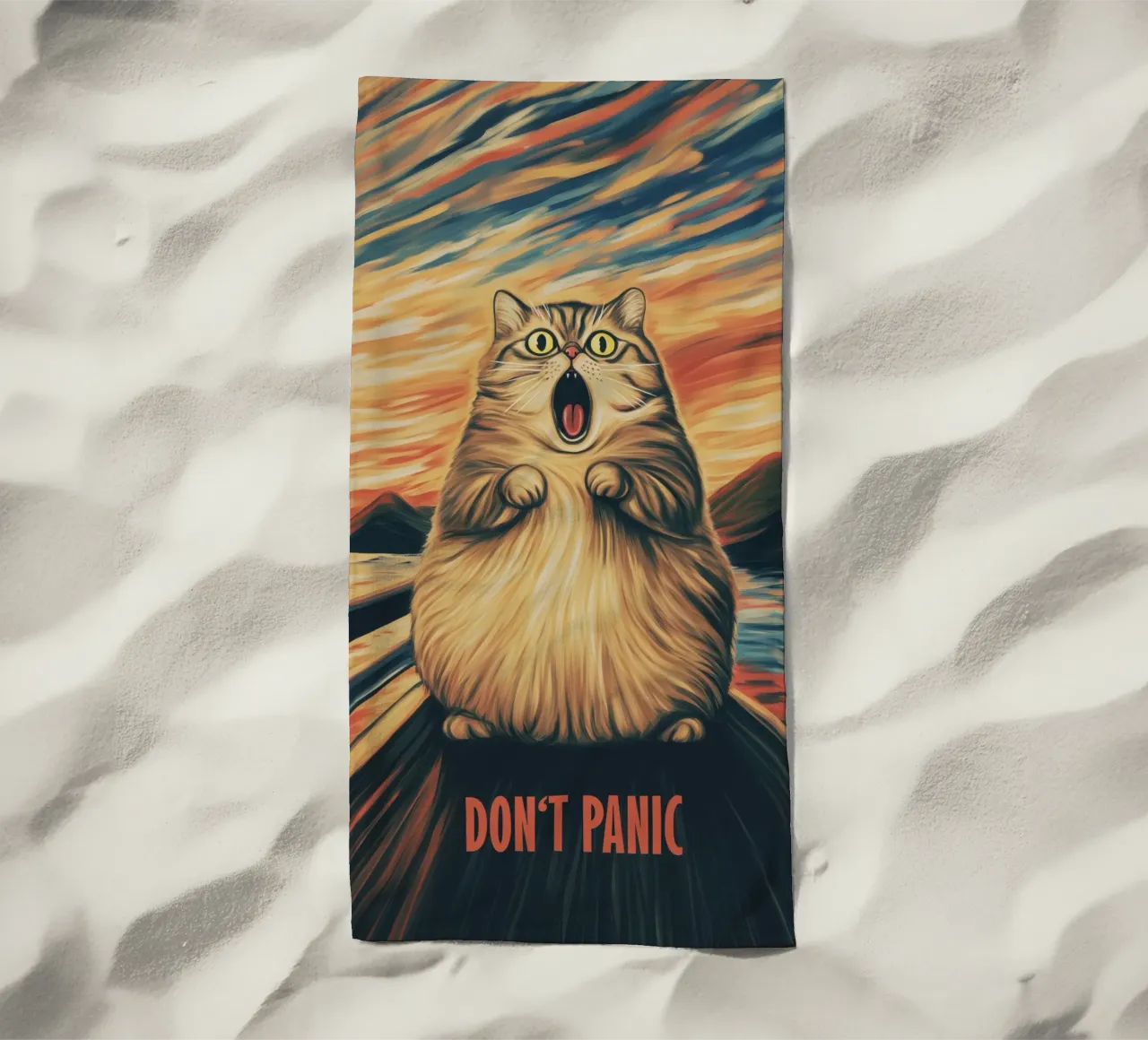 No Panic | Ispirato da Edward Munch - L'urlo telo mare da Autofocus