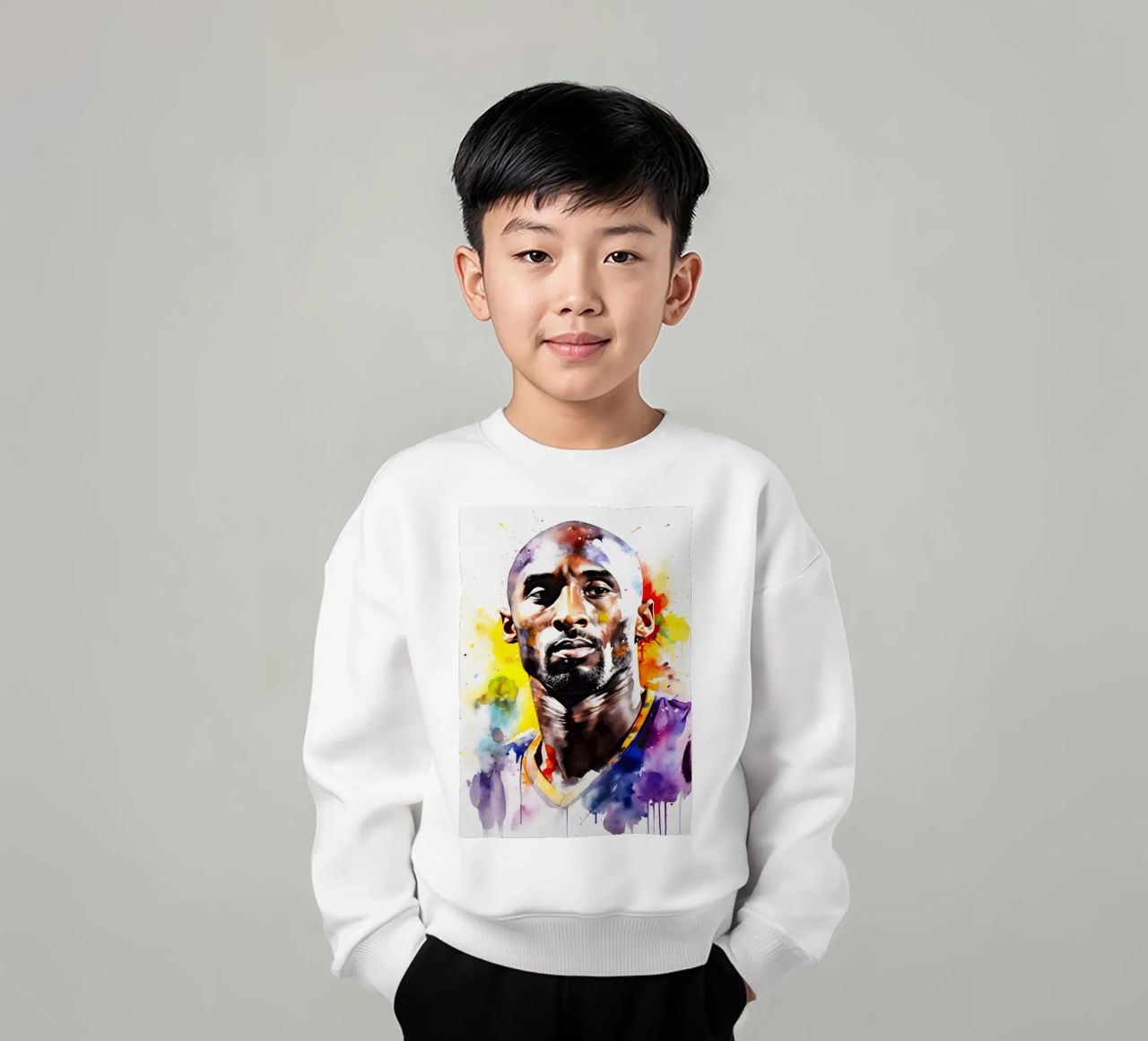Kobe Bryant felpa bambino da FreeArtStudio
