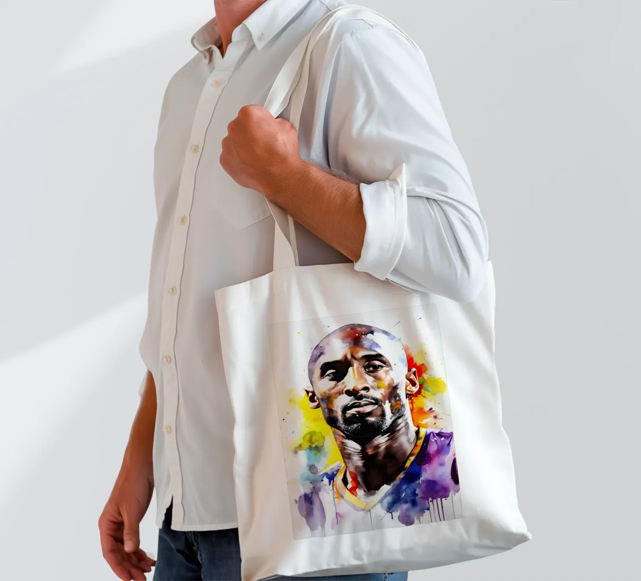 Kobe Bryant borsa in juta da FreeArtStudio