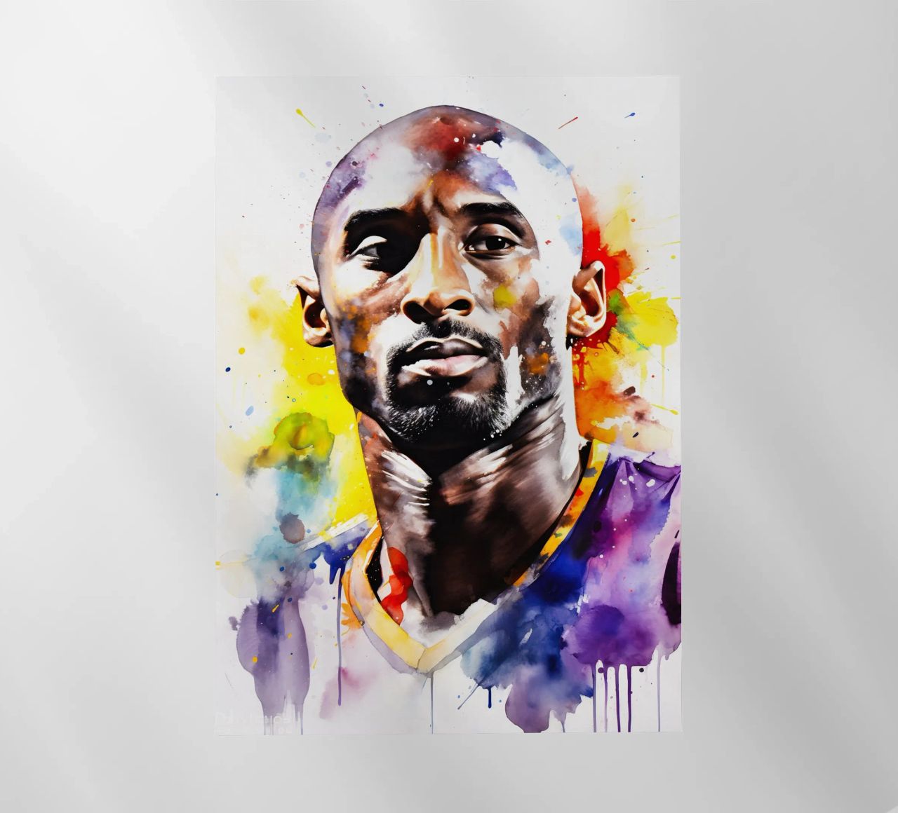 Kobe Bryant pellicola backlit da FreeArtStudio