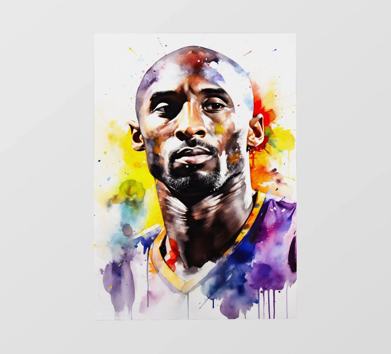 Kobe Bryant pellicola backlit da FreeArtStudio