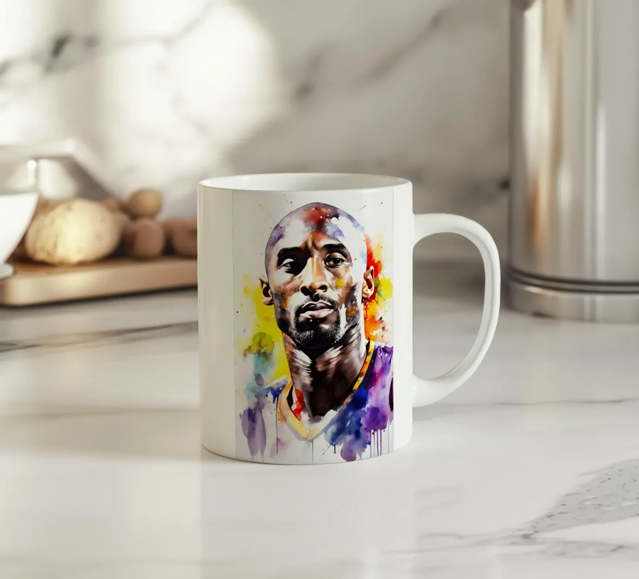 Kobe Bryant Keramik Tasse von FreeArtStudio