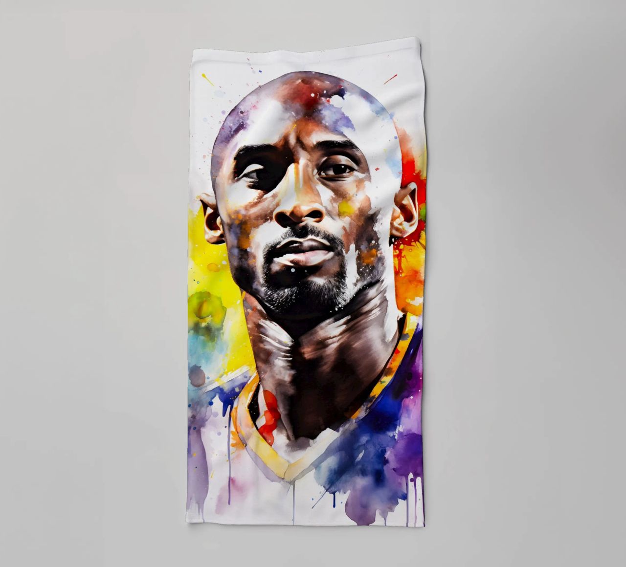 Kobe Bryant asciugamano da bagno da FreeArtStudio