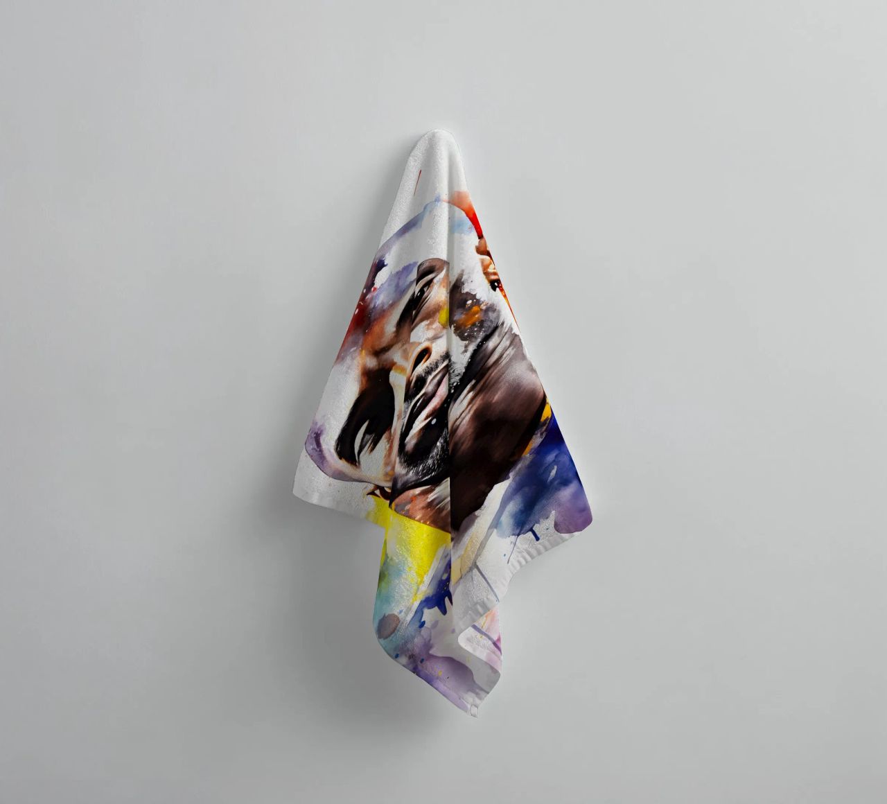 Kobe Bryant asciugamano da bagno da FreeArtStudio