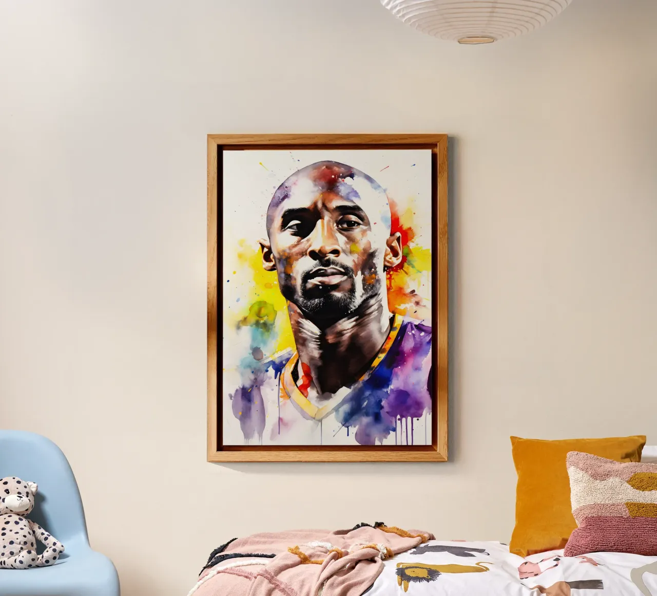 Kobe Bryant alluminio dibond da FreeArtStudio