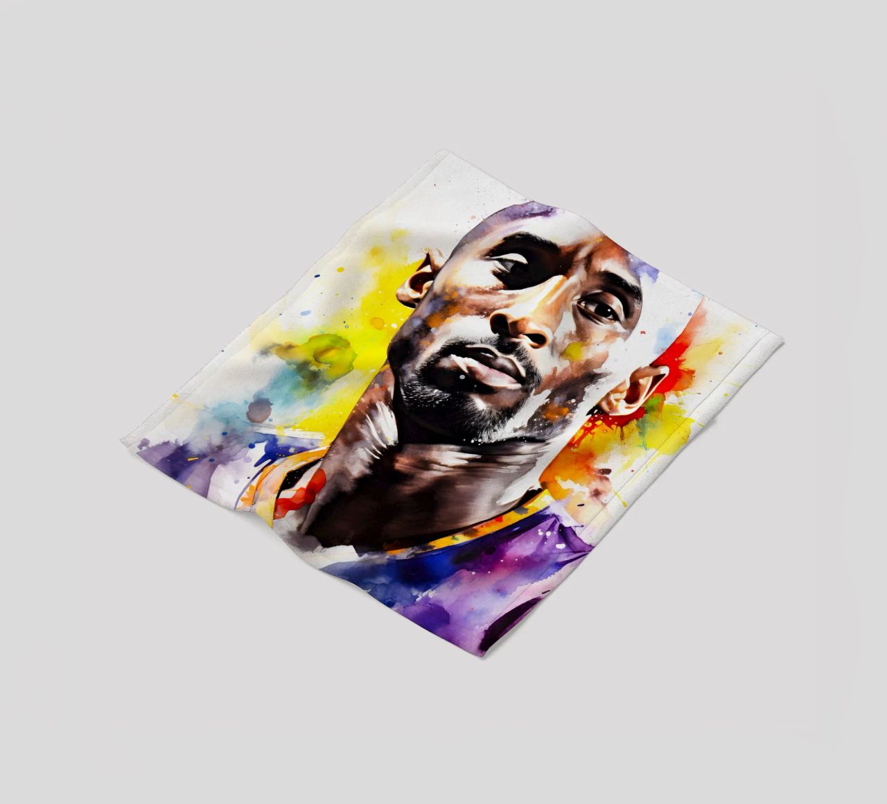 Kobe Bryant coperta in pile da FreeArtStudio