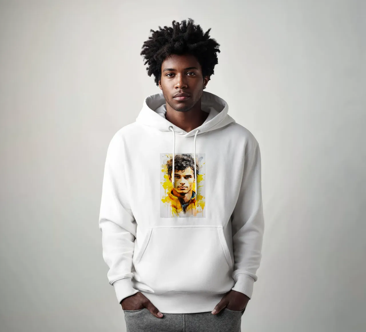 lando norris felpa con cappuccio da FreeArtStudio