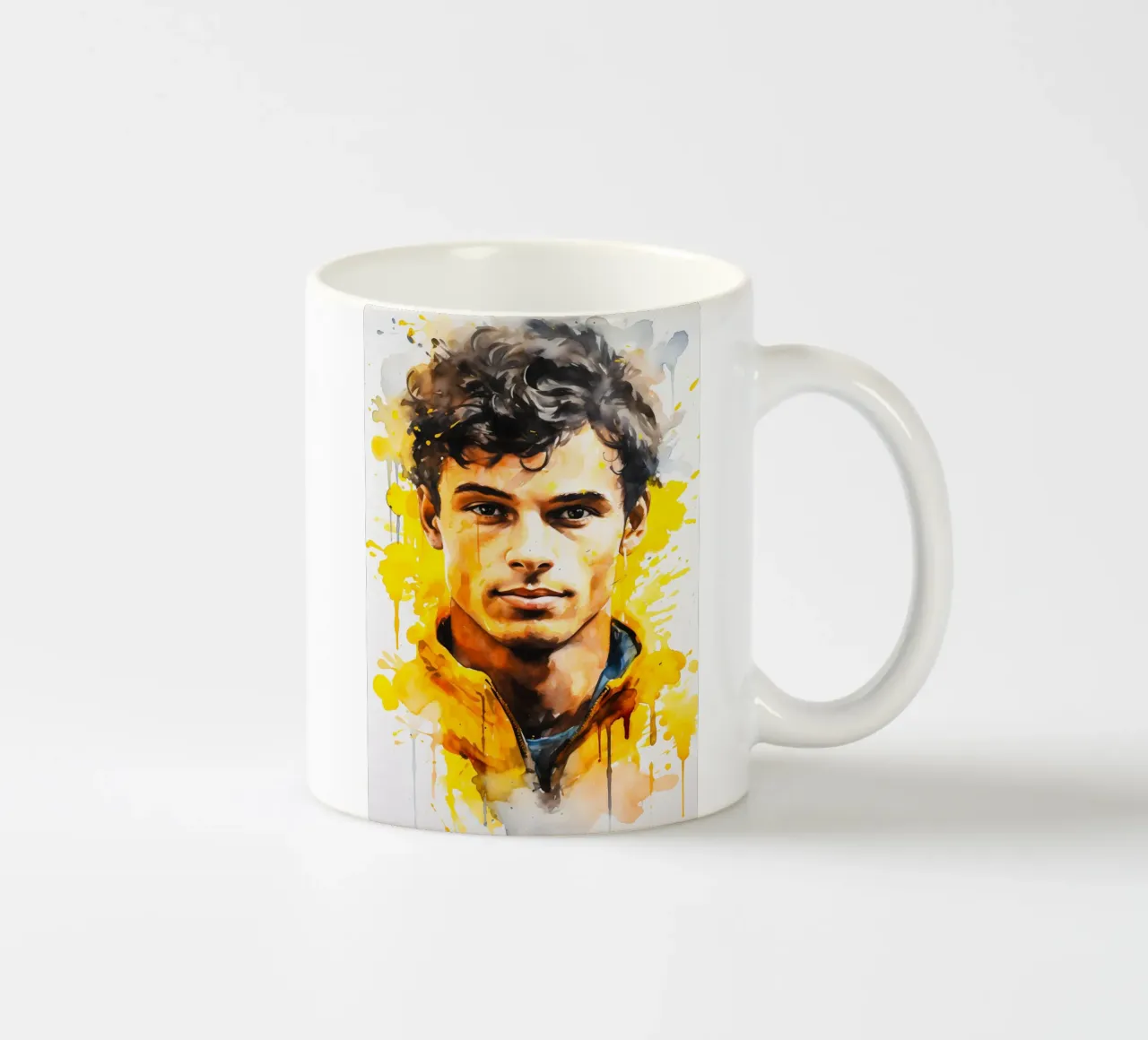 lando norris tazza in ceramica da FreeArtStudio