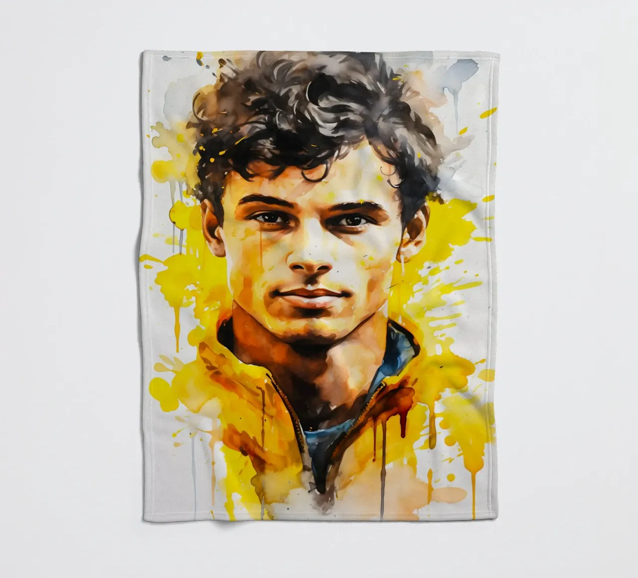 lando norris coperta in pile da FreeArtStudio