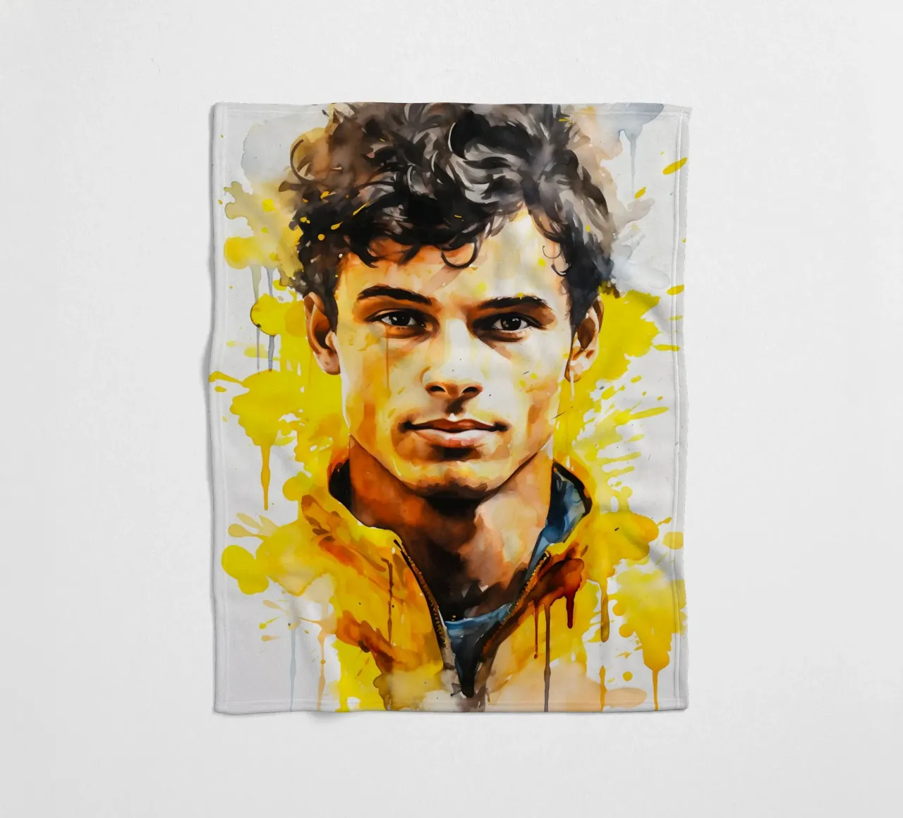 lando norris coperta in pile da FreeArtStudio