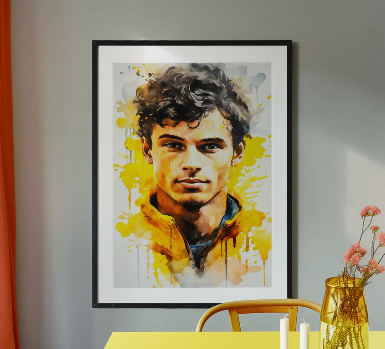 lando norris carta hahnemühle da FreeArtStudio