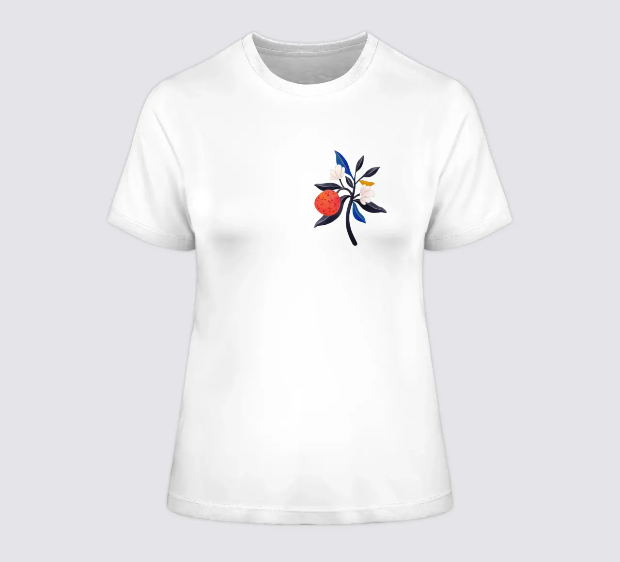 Jardín en llamas - Naranjas camiseta de mujer de The Artcircle