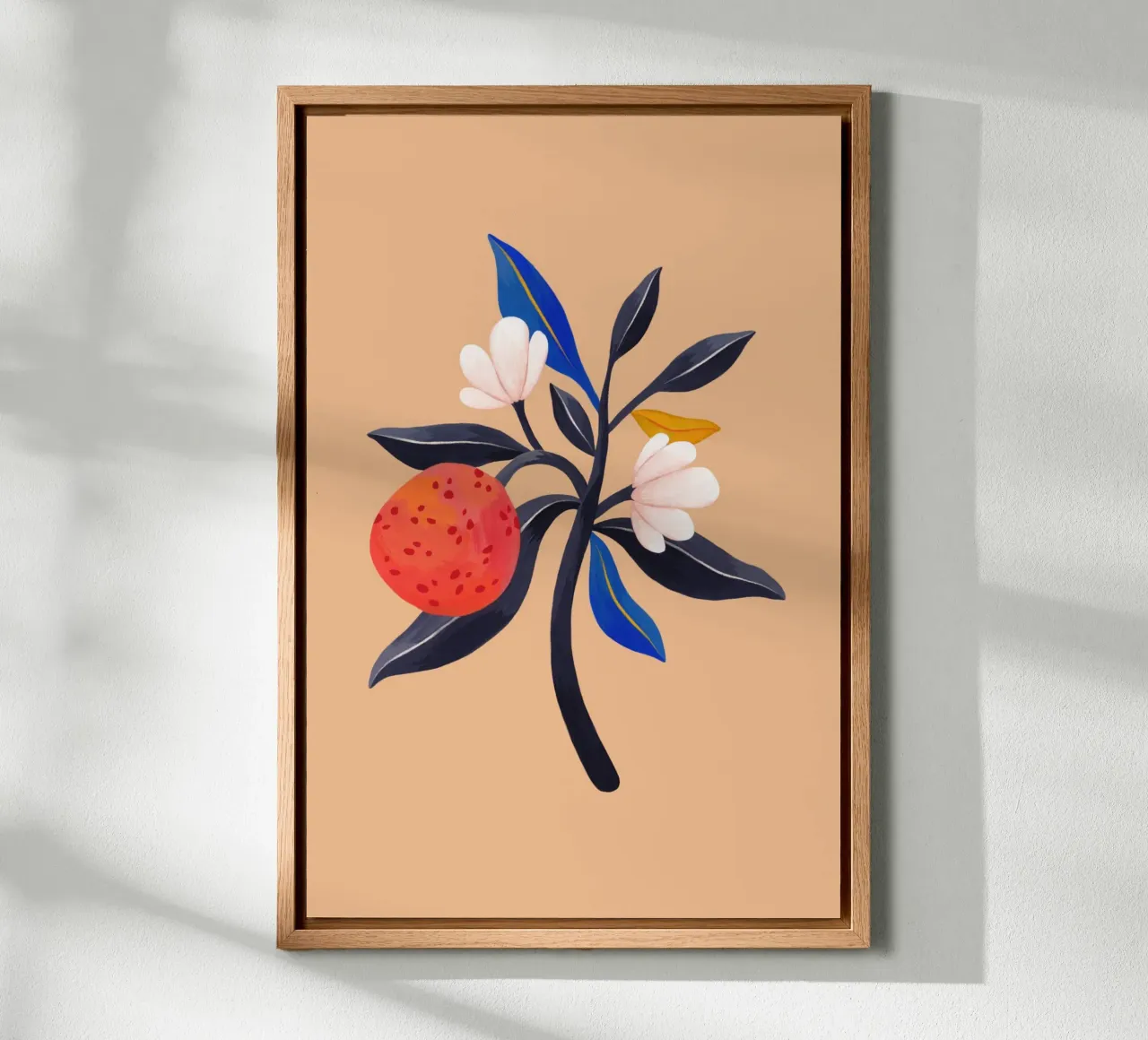 Flaming Garden - Oranges alu-dibond by The Artcircle