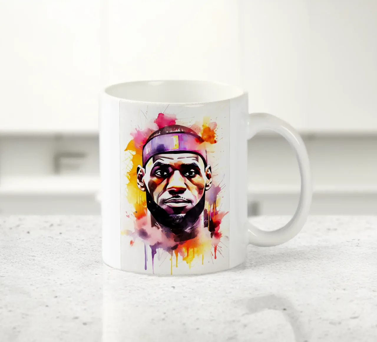Lebron james tazza in ceramica da FreeArtStudio