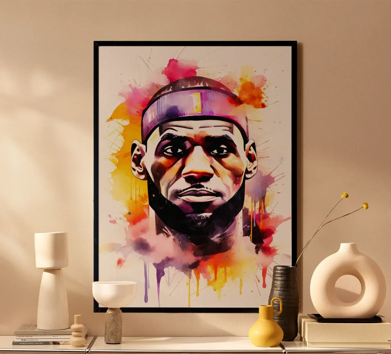 Lebron james carta hahnemühle da FreeArtStudio