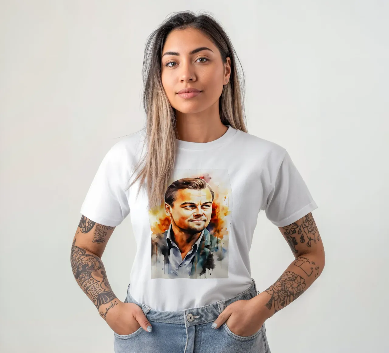 leonardo dicaprio t-shirt da FreeArtStudio