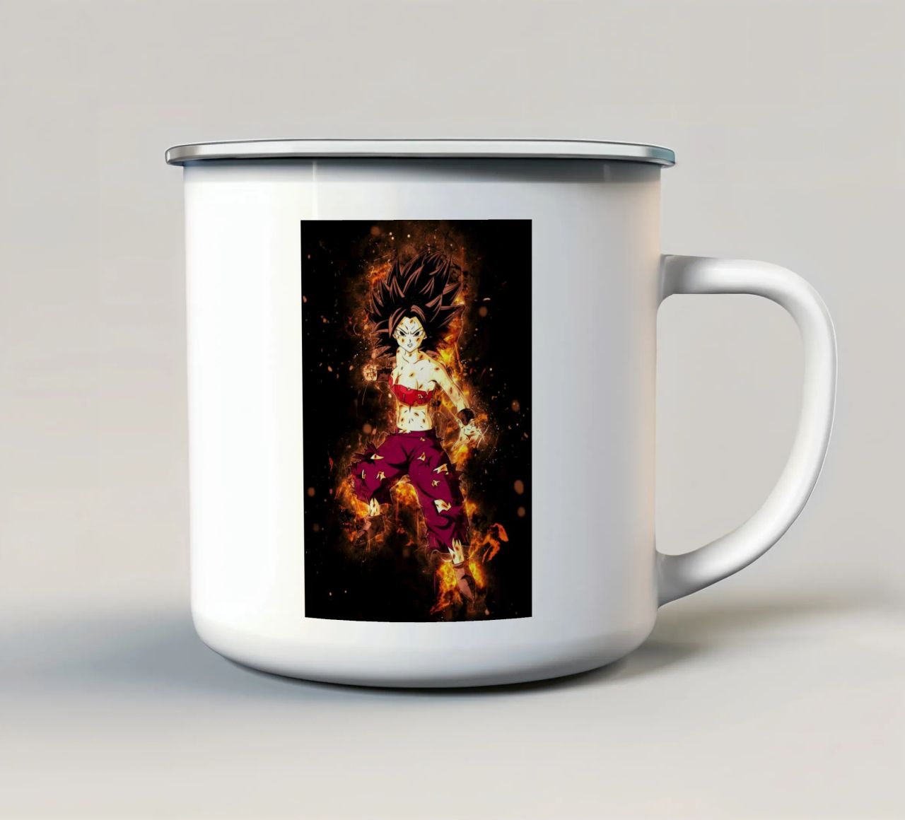 Commission - Caulifla tazza in smalto da Neonartstudio