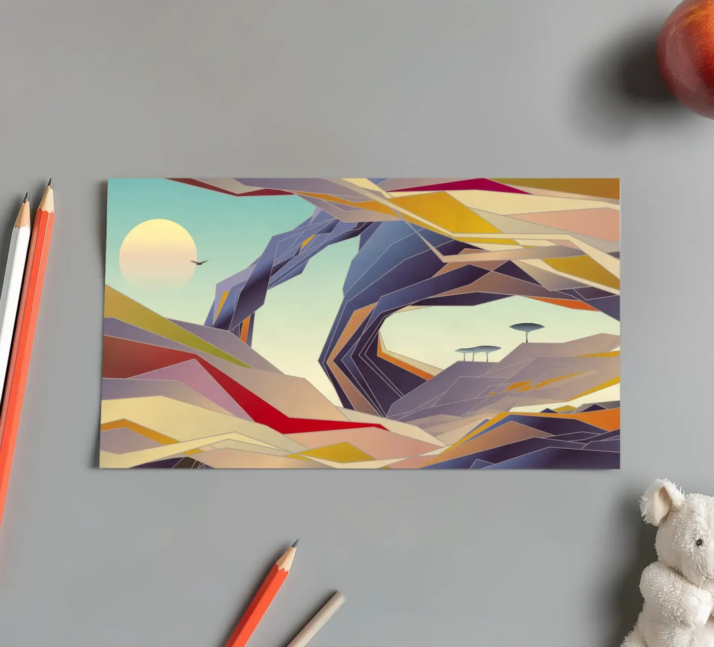 Arcadia Stickerbogen von Angelo Cerantola