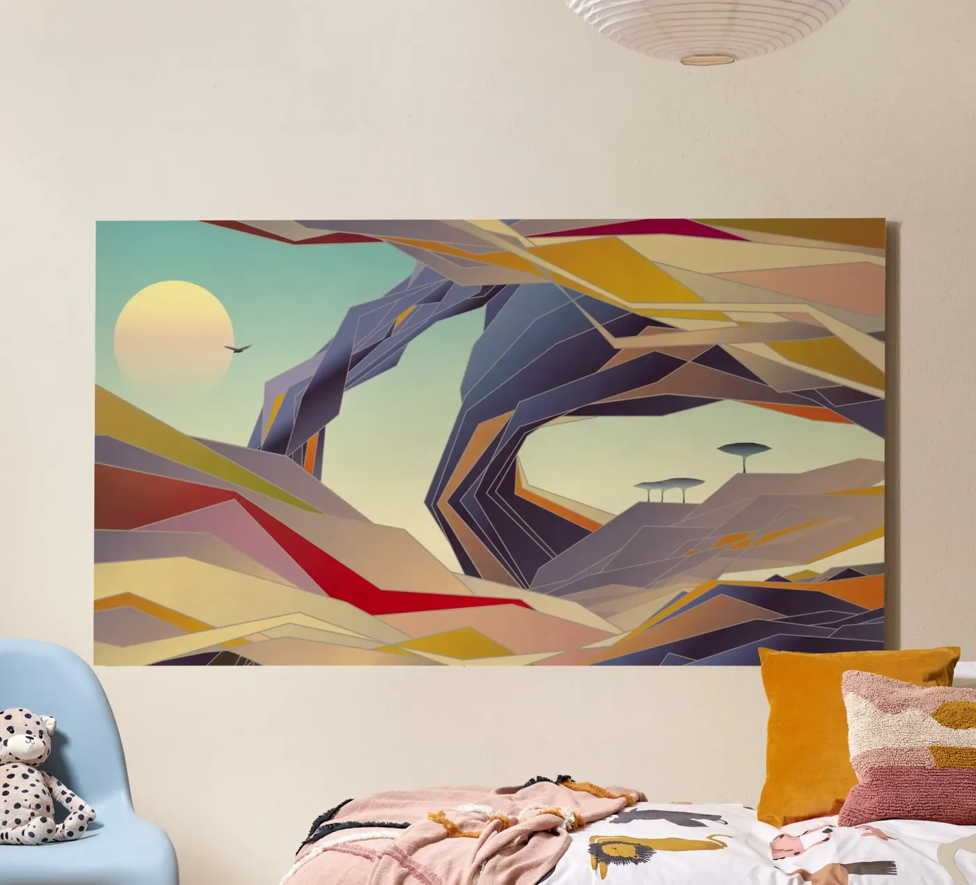 Arcadia Leinwand von Angelo Cerantola
