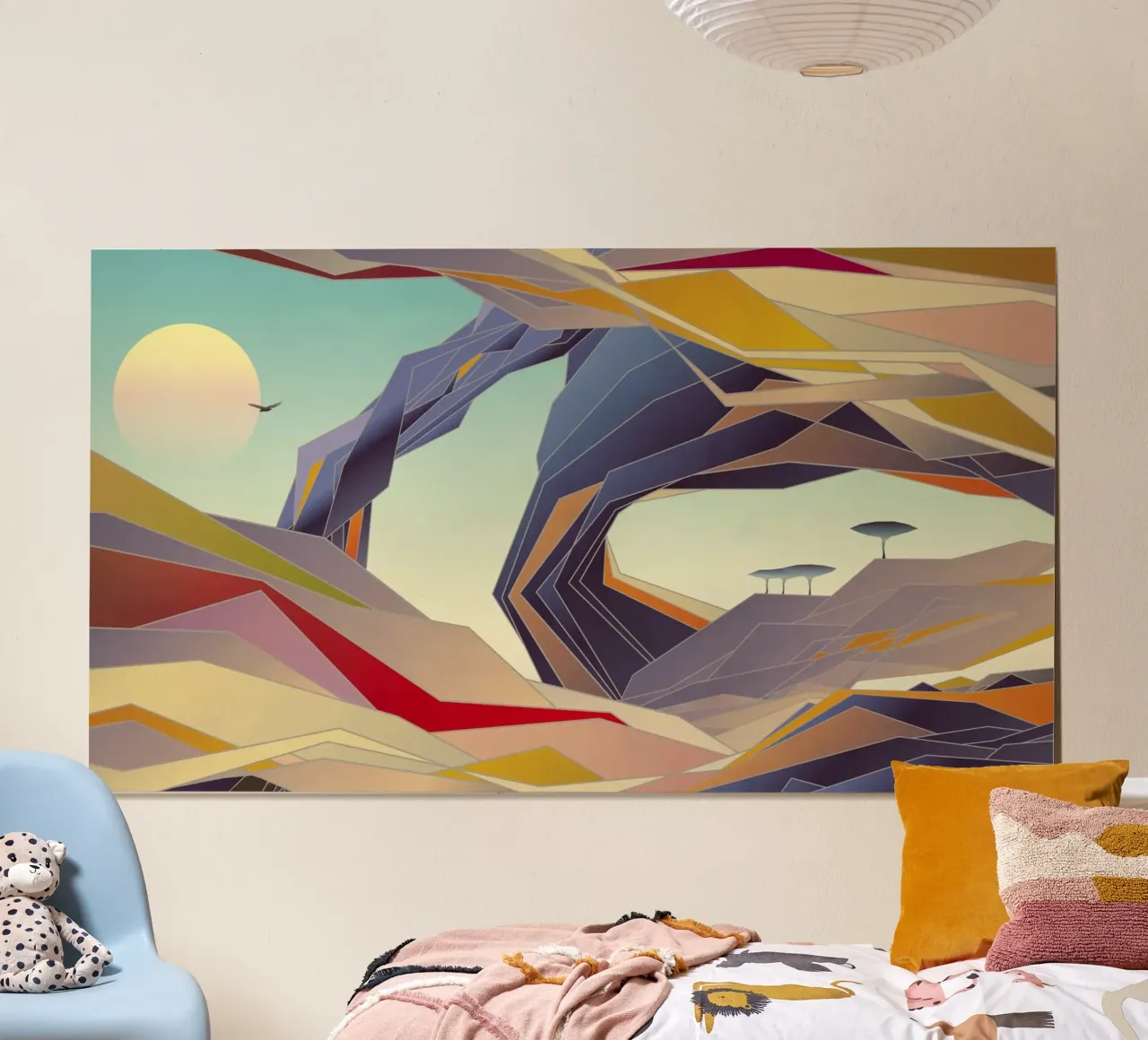 Arcadia poster con telaio in alluminio da Angelo Cerantola