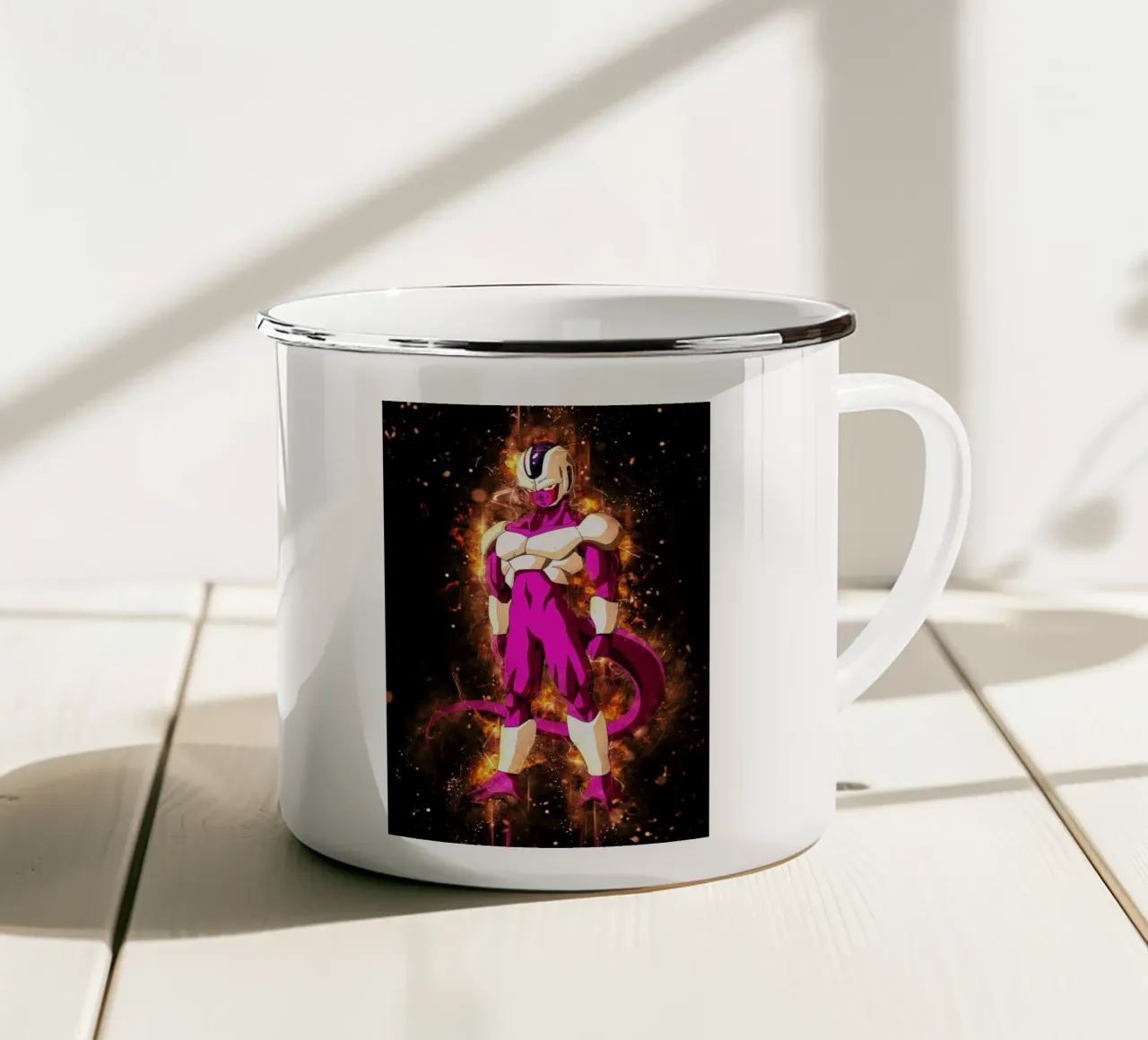 Cooler taza de esmalte de Neonartstudio