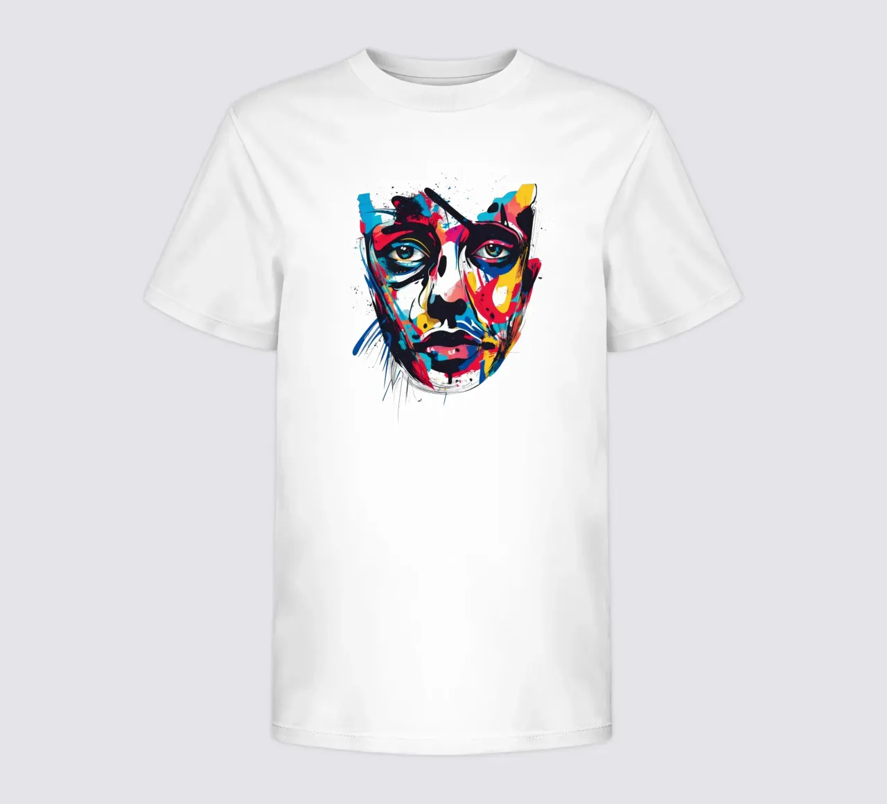 Face #3 t-shirt bambini da Art Unleashed