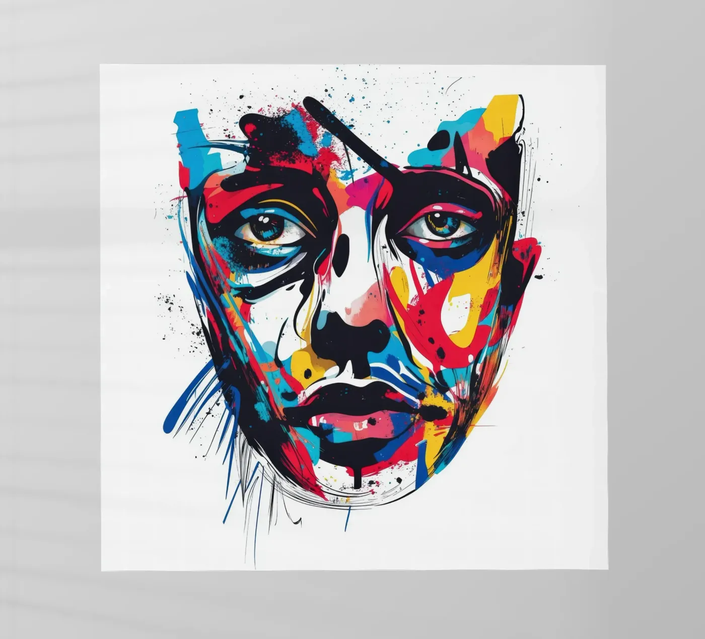 Face #3 backlit folie van Art Unleashed