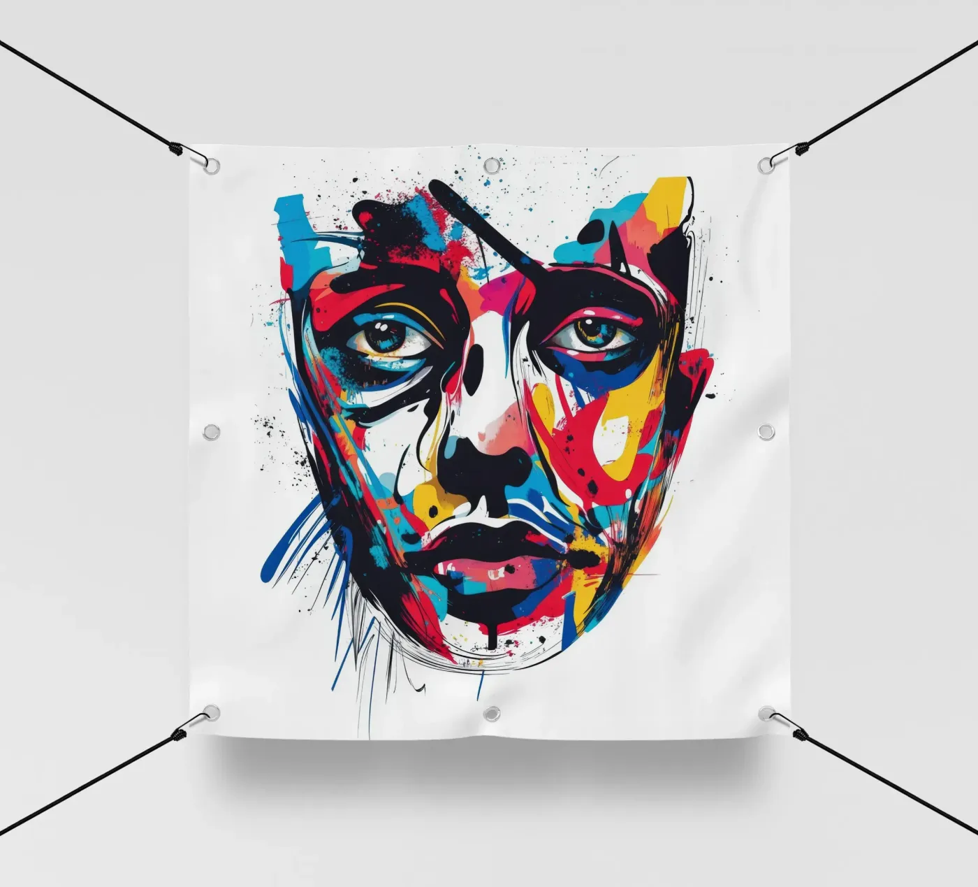 Face #3 telo in pvc da Art Unleashed