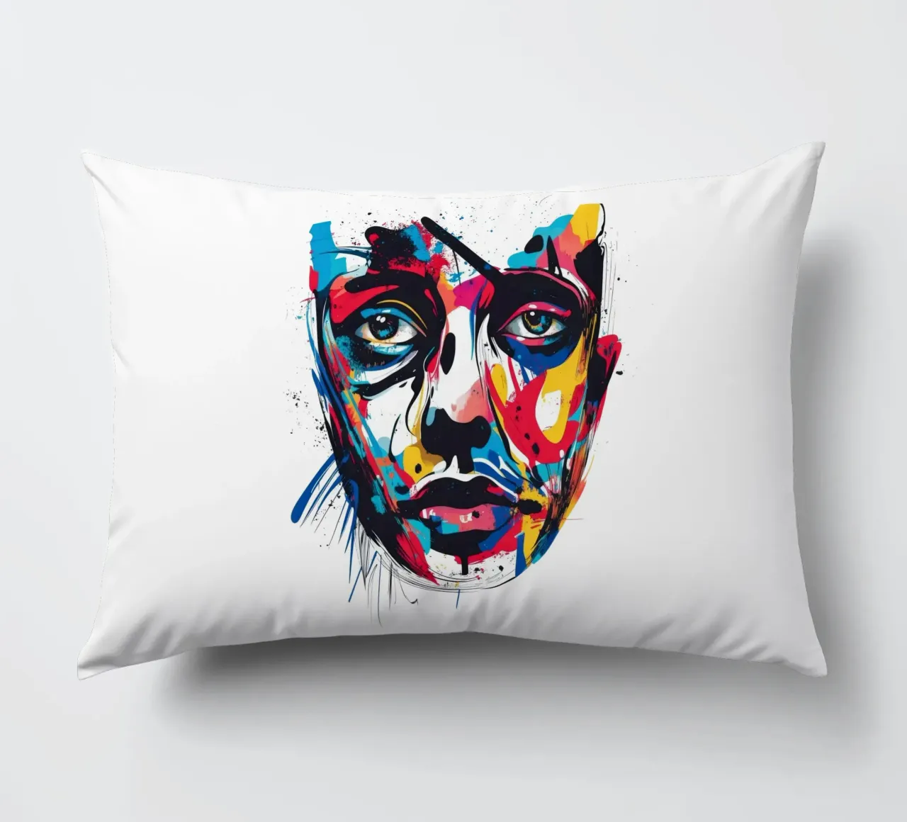 Face #3 cuscino da Art Unleashed