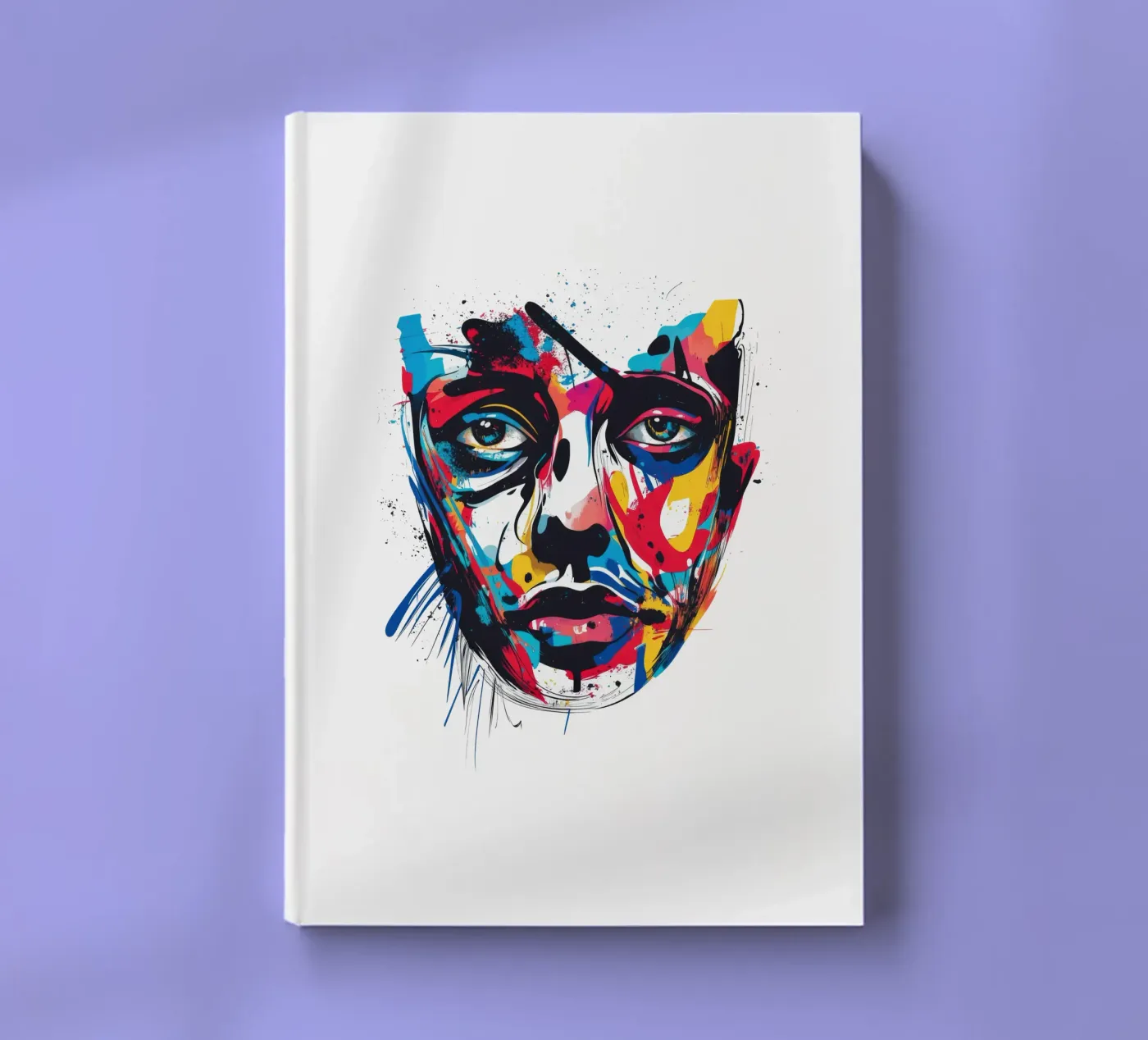 Face #3 notebook by Art Unleashed