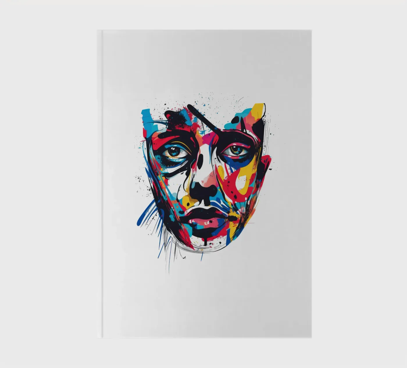 Face #3 notebook by Art Unleashed