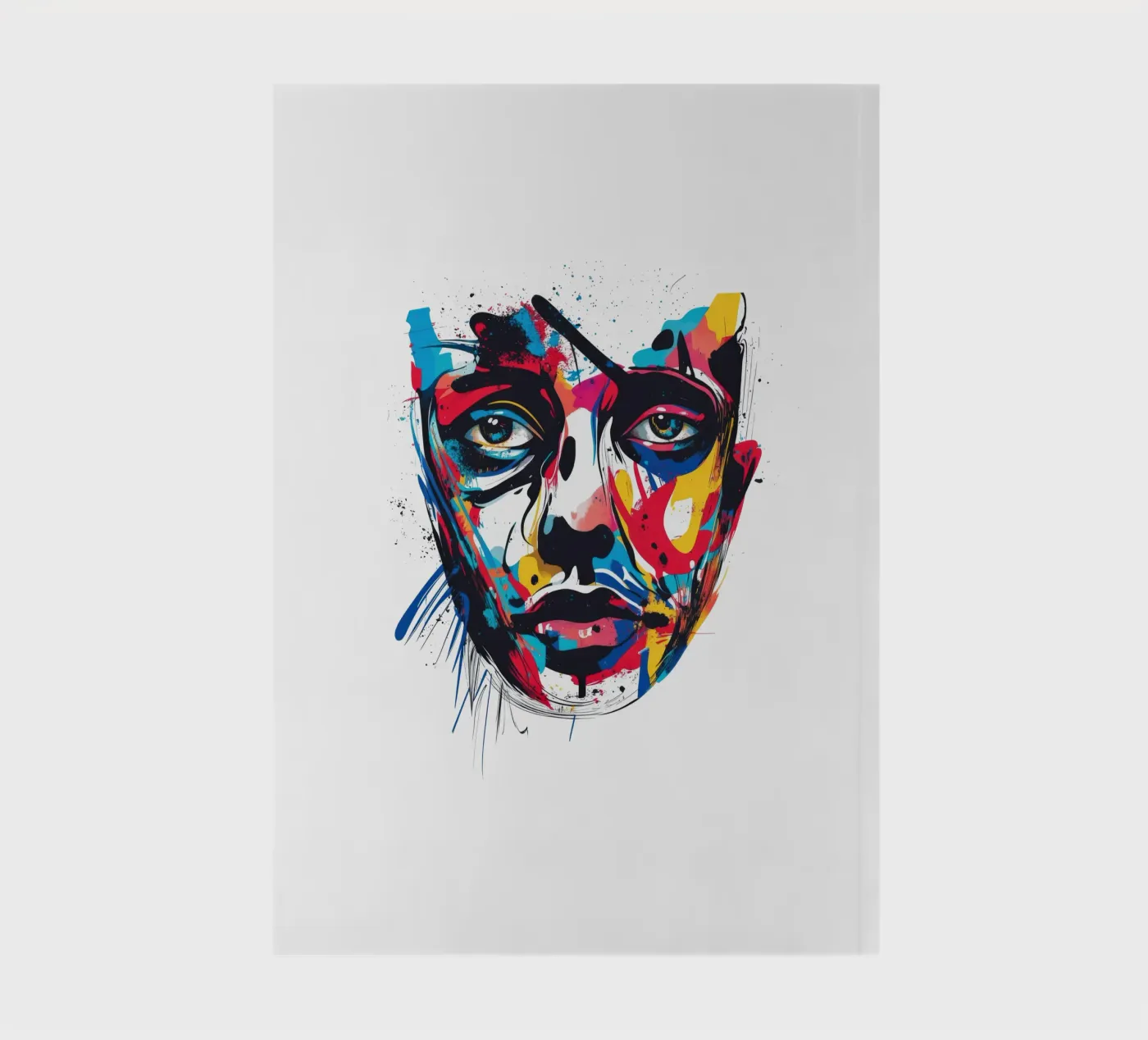 Face #3 notebook by Art Unleashed