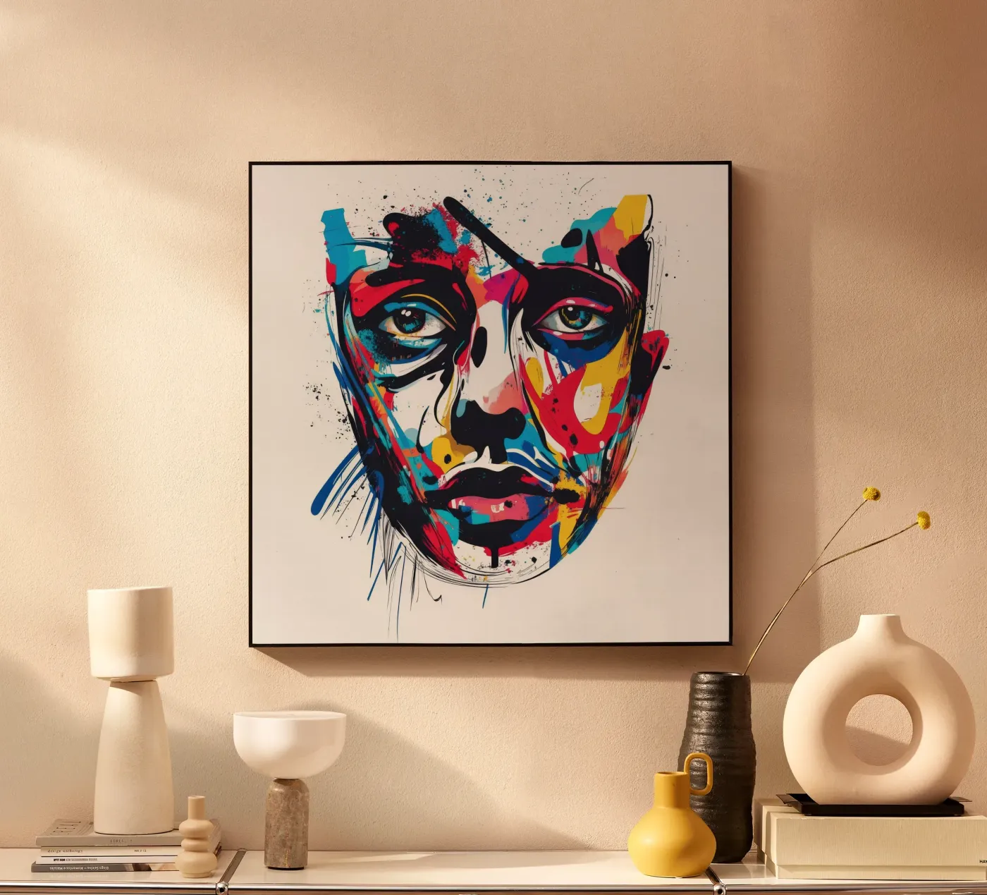 Face #3 Acryl-Glas von Art Unleashed