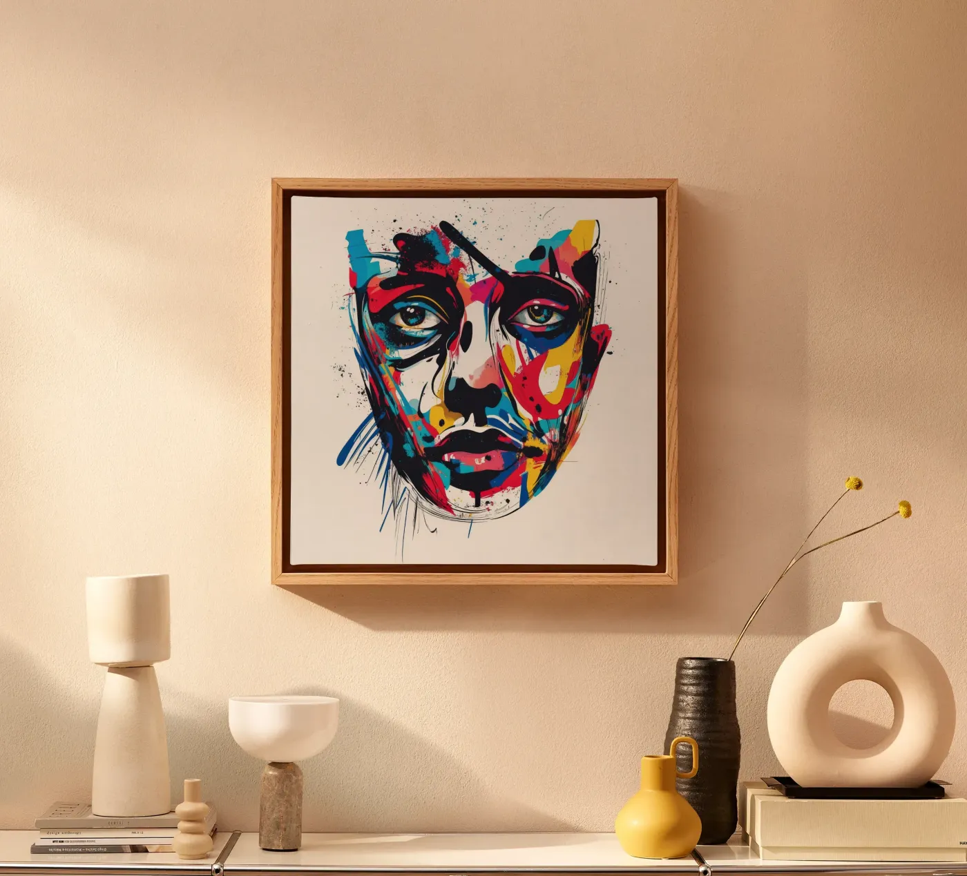 Face #3 canvas van Art Unleashed
