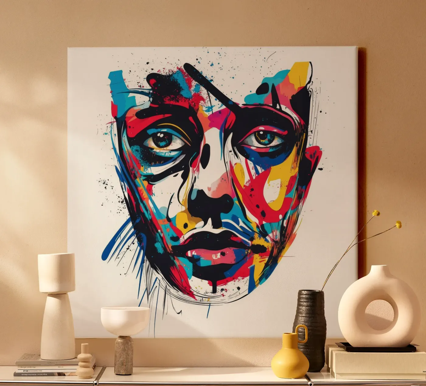 Face #3 canvas van Art Unleashed