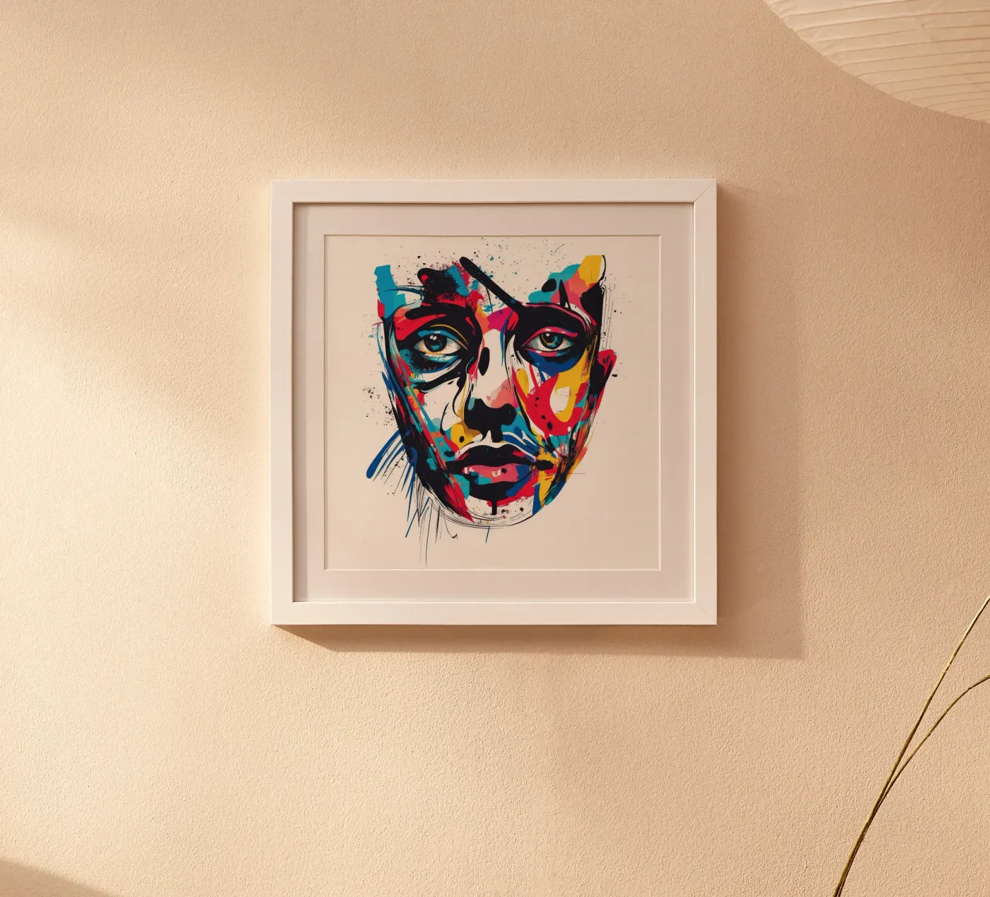 Face #3 Poster von Art Unleashed