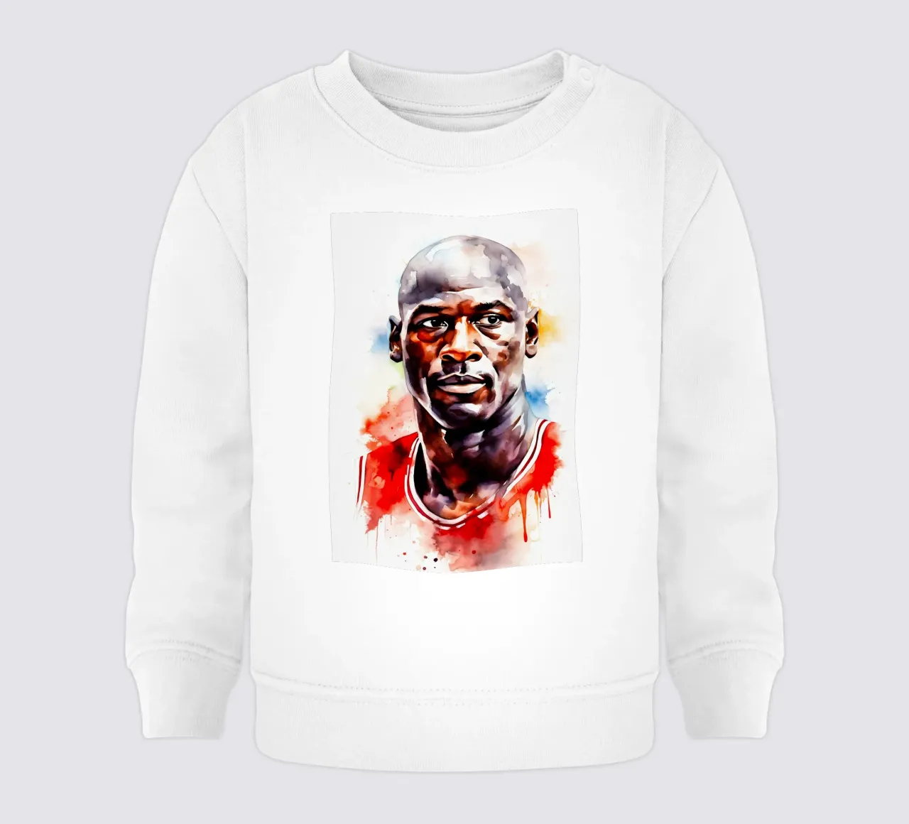 Michael Jordan sudadera de bebé de FreeArtStudio