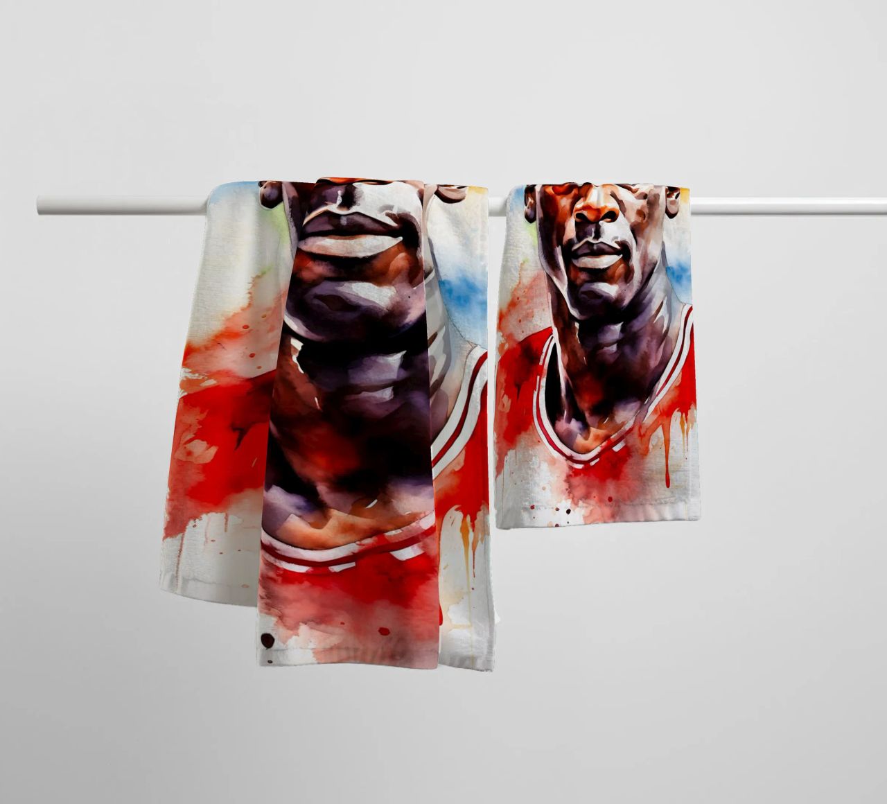 Michael Jordan towel by FreeArtStudio