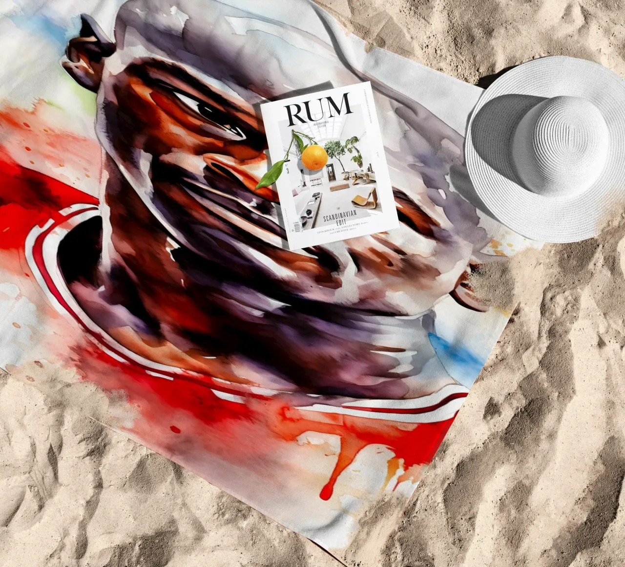 Michael Jordan telo mare da FreeArtStudio