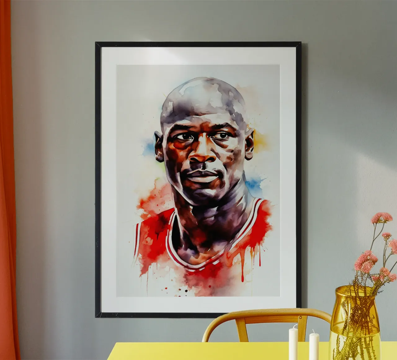 Michael Jordan carta hahnemühle da FreeArtStudio